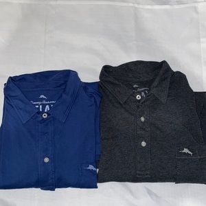 Mens Tommy Bahama Long Sleeve Polos